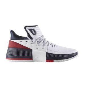 Men’s Size 9.5 ADIDAS Dame Lillard 3 “Scarlet” Basketball Sneakers